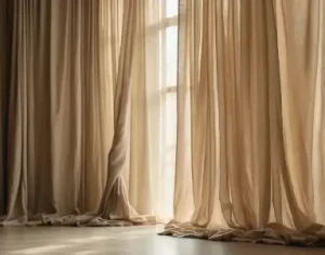 jeté de rideau, esthétique décontractée et élégante mis par Angelisa Design à Amiens lors d'un coaching déco